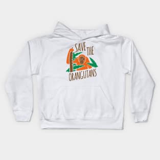 Save the Orangutans Kids Hoodie